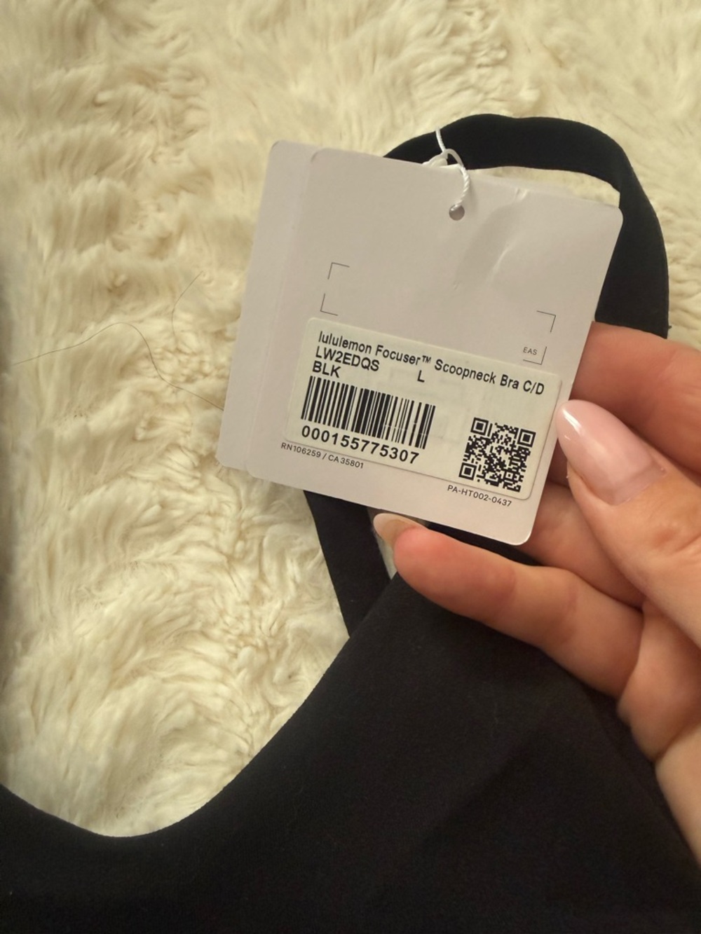 Lululemon Focuser Bra - Size Large (C/D Cup) - Black - Picture 6 of 8